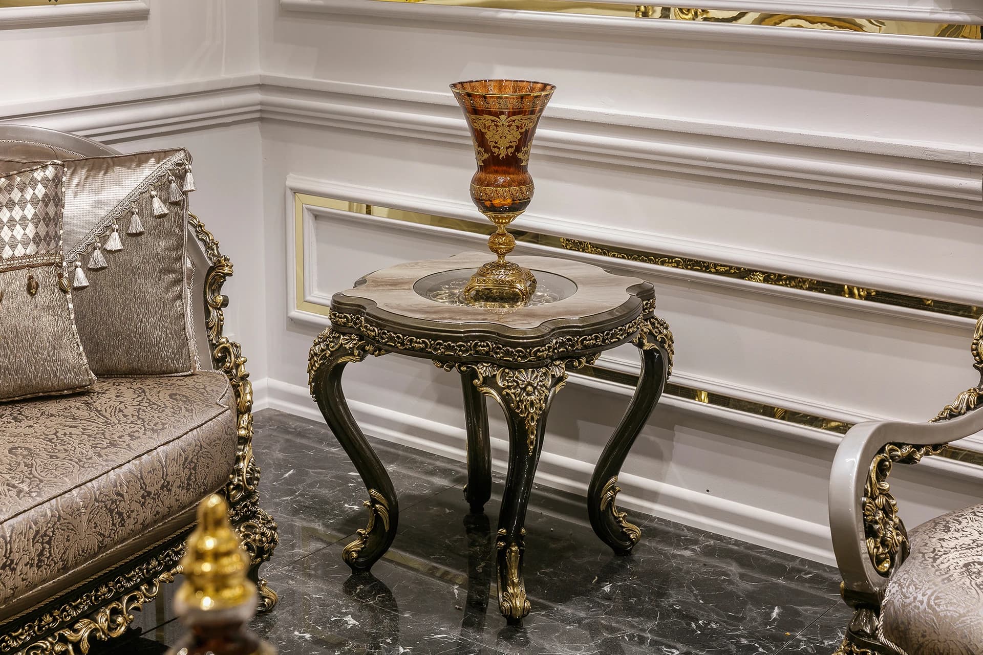 Versace Klasik Koltuk Takımı