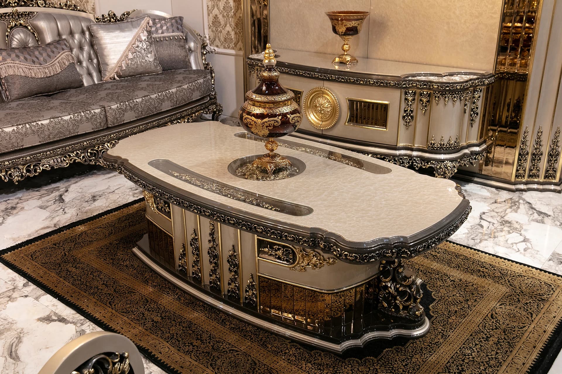 Versace Klasik Koltuk Takımı