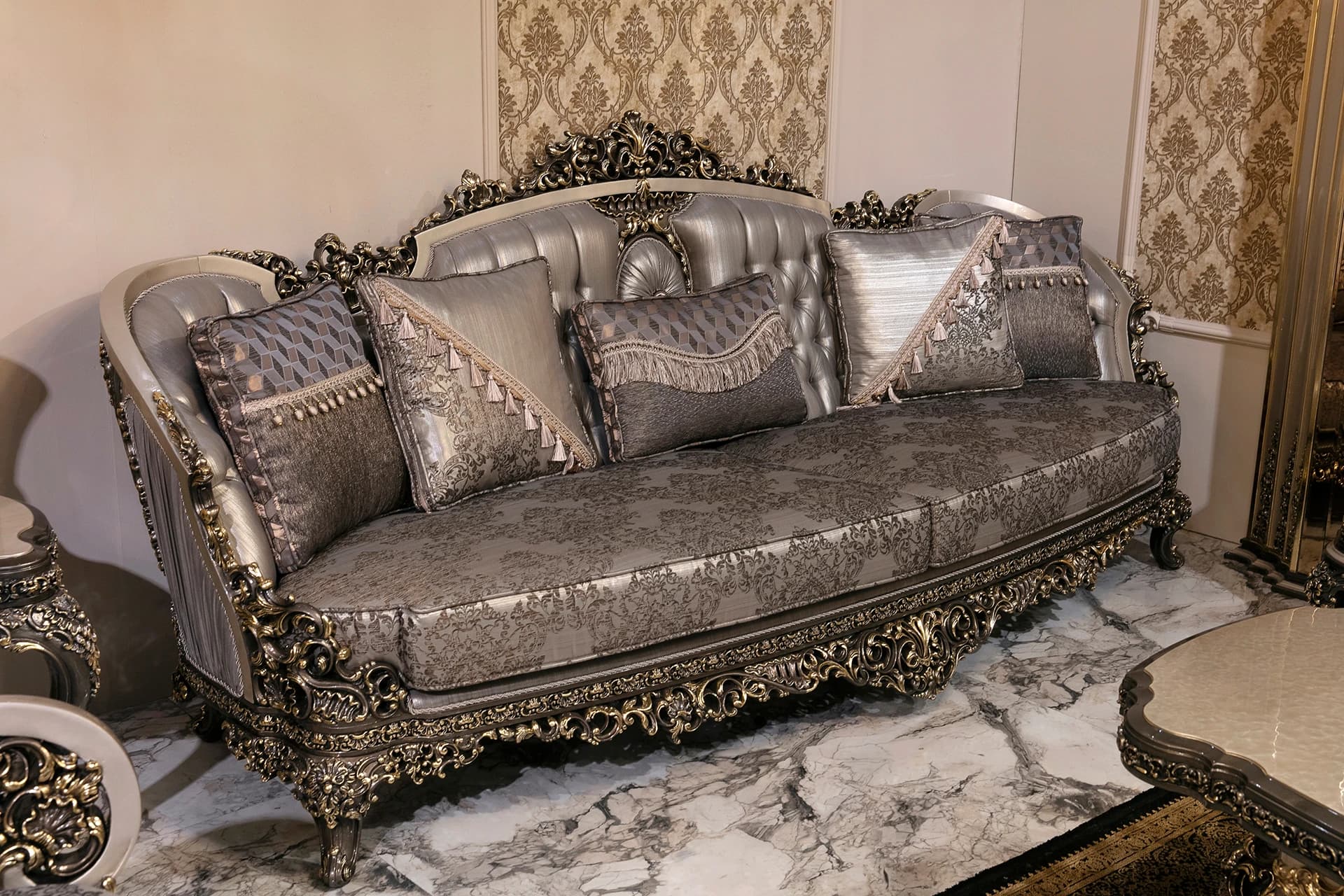Versace Klasik Koltuk Takımı